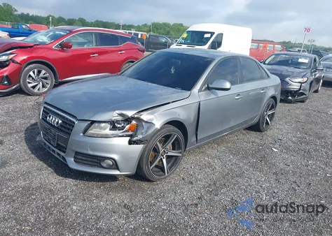 2010 Audi A4 2.0T Premium z USA, uszkodzony, nr VIN WAUBFAFLXAN034687
